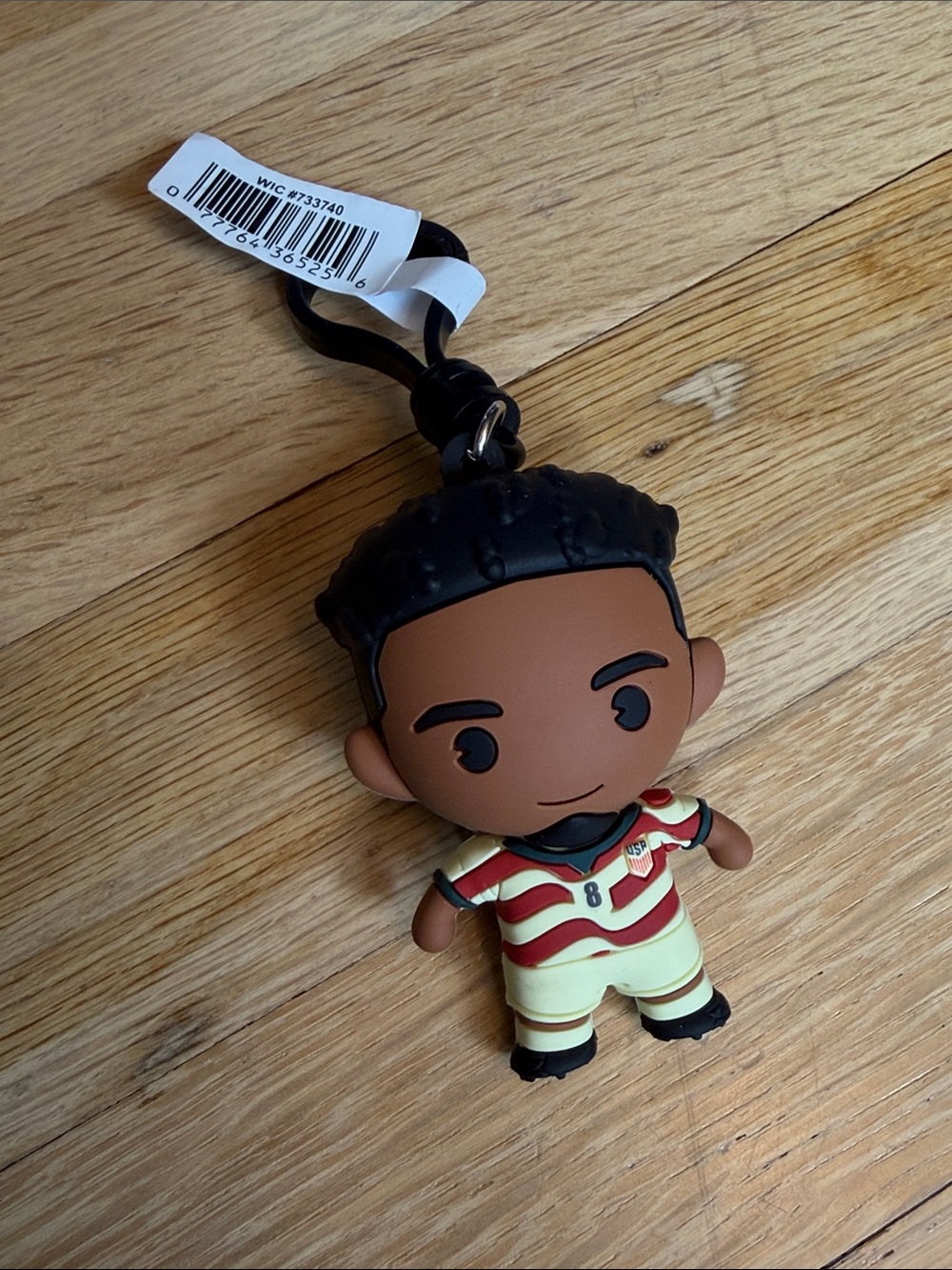 NWT USMNT #8 Weston McKennie US Soccer Figural Bag Clip World Cup ⚽️🥅🏆